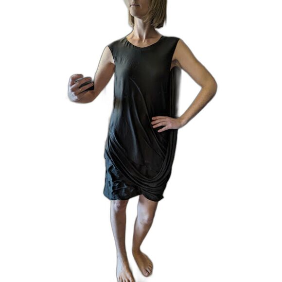 Helmut Lang Grecian Draped Dress size 4 - Picture 2 of 8